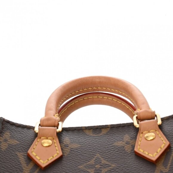 LOUIS VUITTON Monogram Petite Sac Plat Old Model 2WAY Brown - Picture 4 of 13
